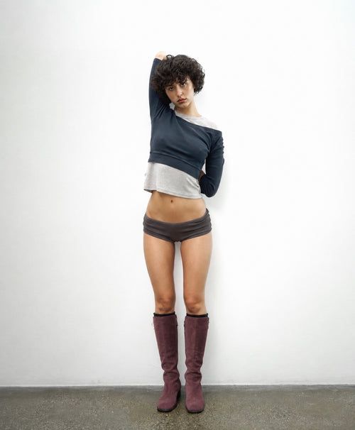 ARCHIVE .001 BURGUNDY BOOTS
